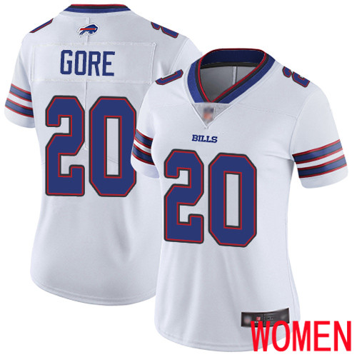 Women Buffalo Bills #20 Frank Gore White Vapor Untouchable Limited Player NFL Jersey->youth nfl jersey->Youth Jersey
